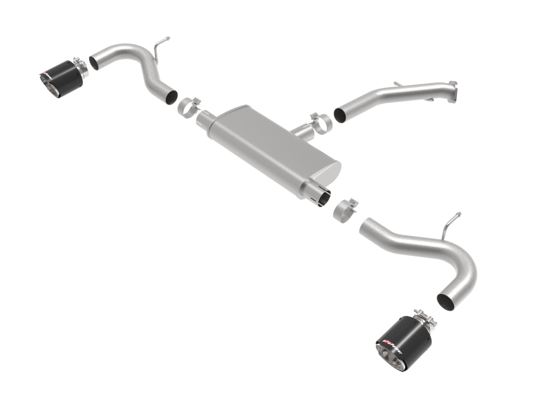 aFe Takeda 2.5in 409 SS Axle-Back Exhaust System Carbon Fiber 18-20 Hyundai Elantra GT L4-1.6L(t) thumbnail 5