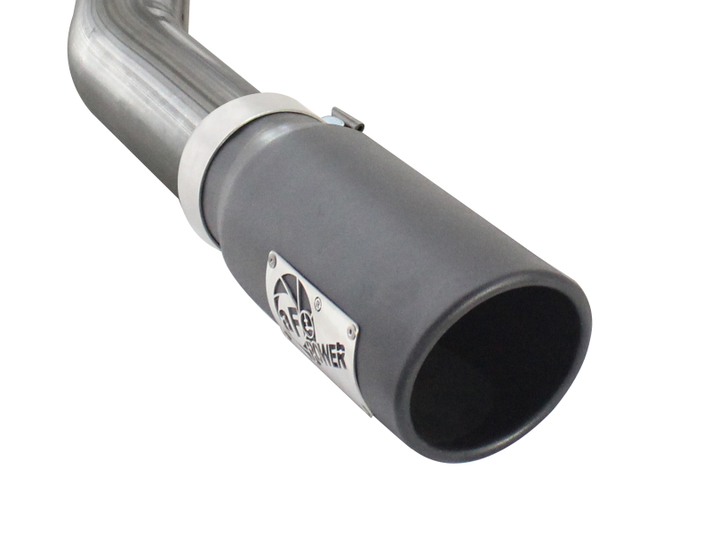 aFe MACH Force XP Exhausts Cat-Back SS 409 EXH Wrinkle Black CB Ford F-150 11-12 V6-3.5L (tt) thumbnail 9