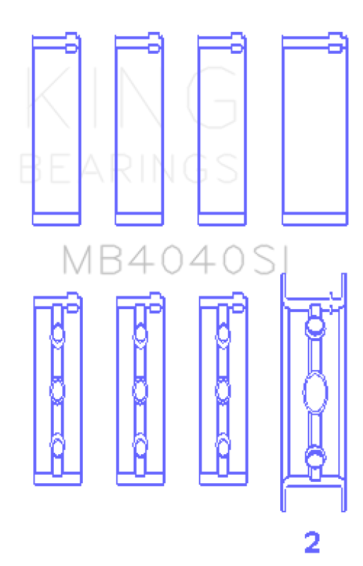 King Engine Bearings KING Main Bearings