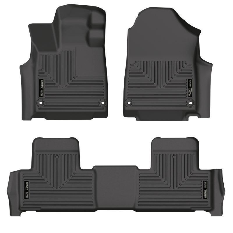 Husky Liners 2022 Acura MDX Weatherbeater Black Front & 2nd Seat Floor Liners thumbnail 3