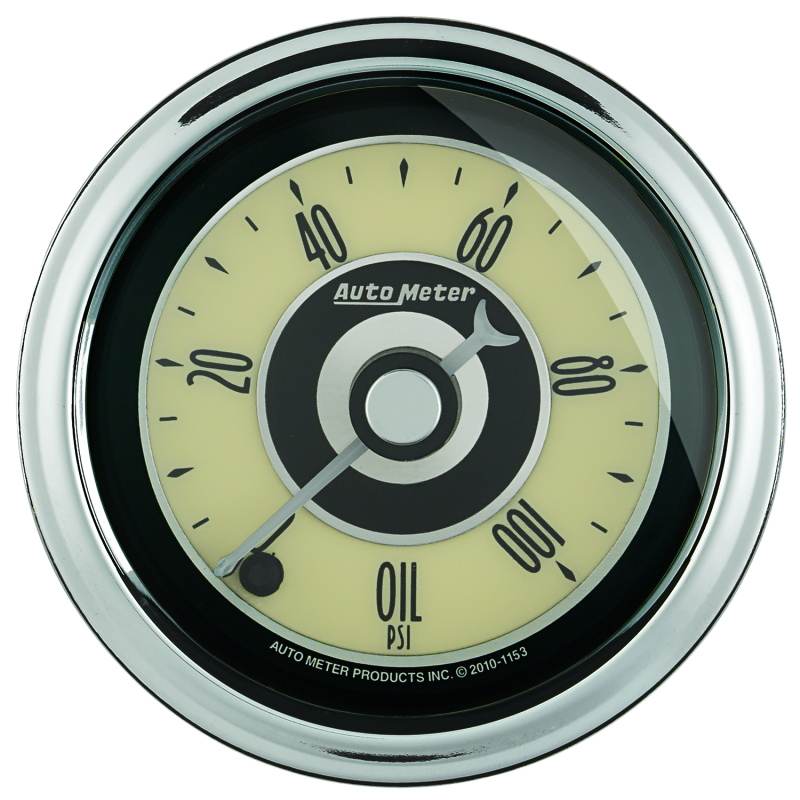 Autometer Cruiser Ad 2-1/16in Full Sweep Electric 0-100 PSI Oil Pressure Gauge thumbnail 3