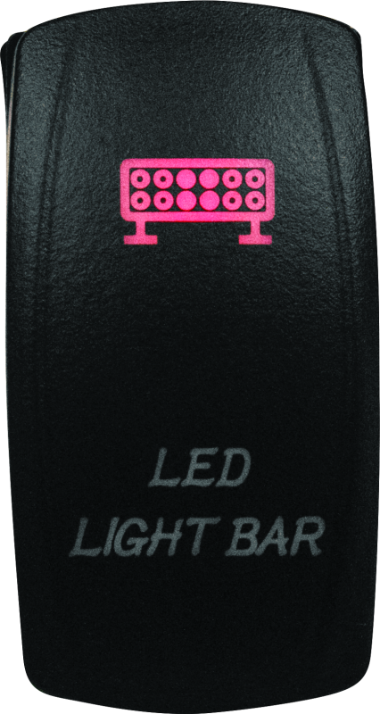DragonFire Racing Lighted Switch LED Light Bar On/Off Red thumbnail 2