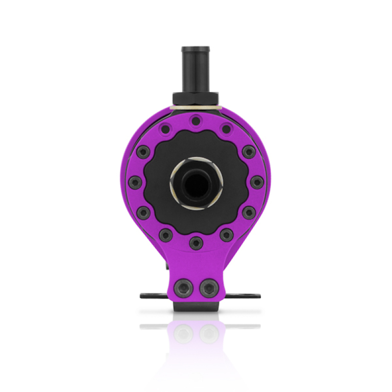 Mishimoto Universal Baffled Oil Catch Can - Purple thumbnail 8