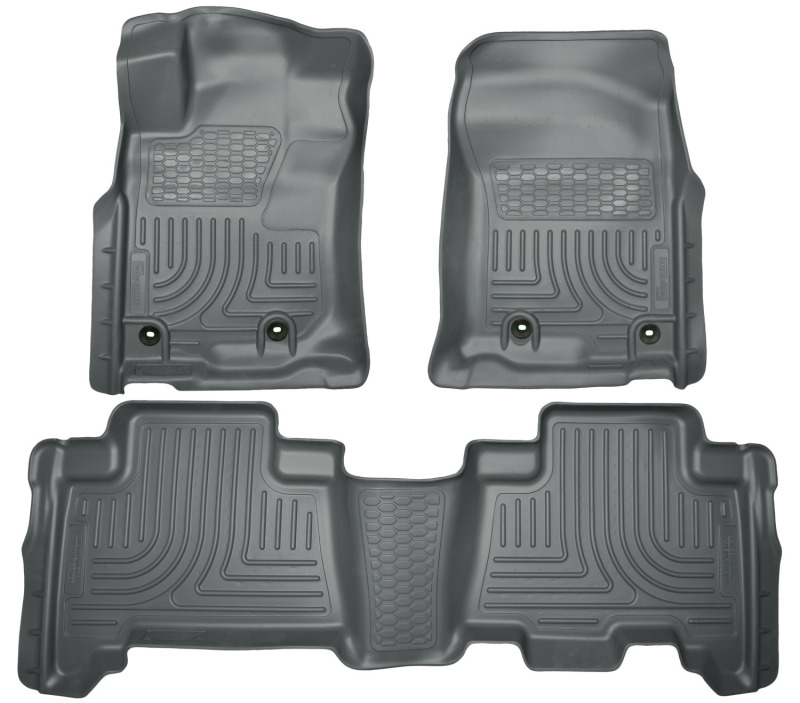 Husky Liners 2013 Toyota 4Runner WeatherBeater Grey Front & 2nd Seat Floor Liners thumbnail 7