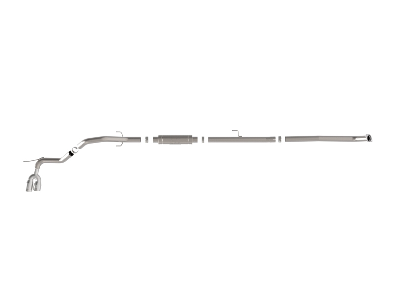 aFe 15-26 Toyota Hilux L4-2.4/2.8L (td) Vulcan Series 3in SS Rear-Side Exit Exhaust w/ Polished Tip thumbnail 3