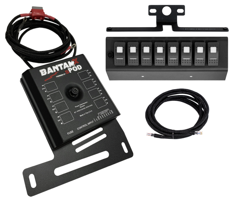 Spod 07-08 Jeep Wrangler JK BantamX w/ Red LED Switch Panel
BantamX w/ LED Switc
