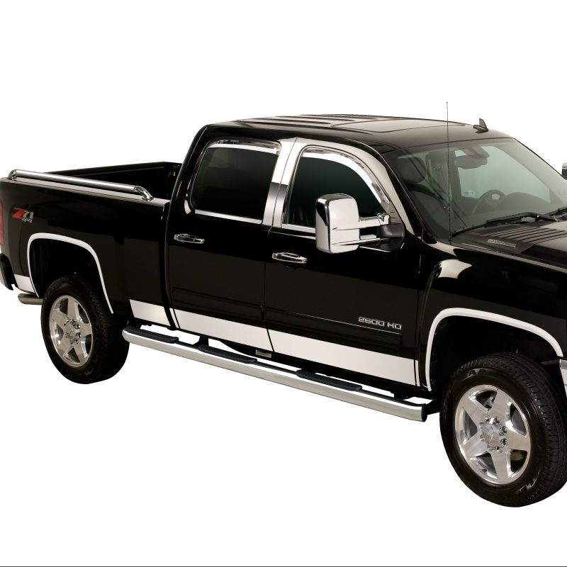 Putco 19-24 Chevrolet Silverado Crew Cab 6.5 Stand Box - 5.5in Wide - 10pcs Pro SS Rocker Panels thumbnail 2