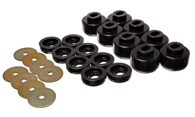 Energy Suspension 99-06 Silverado C1500/K1500/01-06 Silverado C2500/K2500 Black Body(cab) Mount Set thumbnail 5