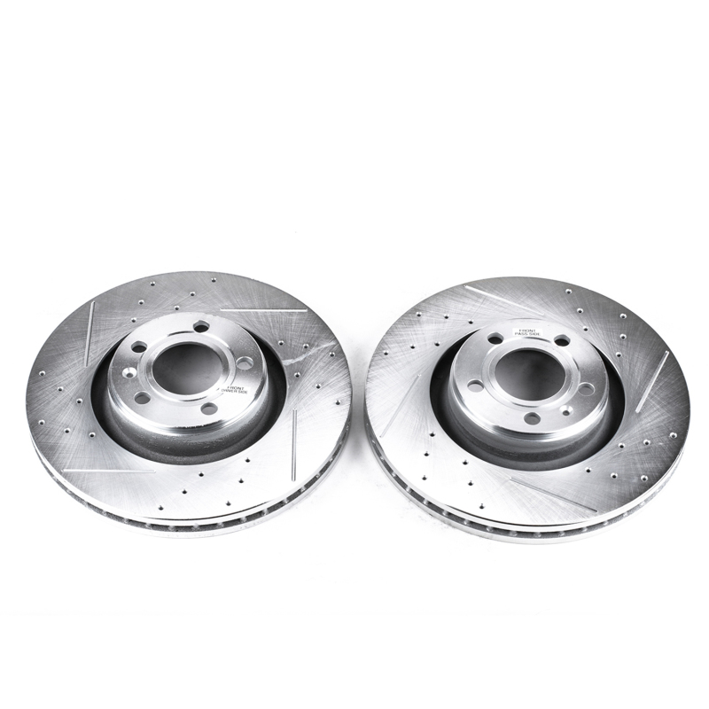 Power Stop 05-11 Audi A6 Front Evolution Drilled & Slotted Rotors - Pair thumbnail 2