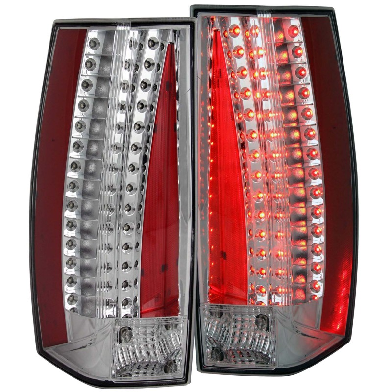 ANZO 2007-2011 Cadillac Escalade LED Taillights Chrome thumbnail 3