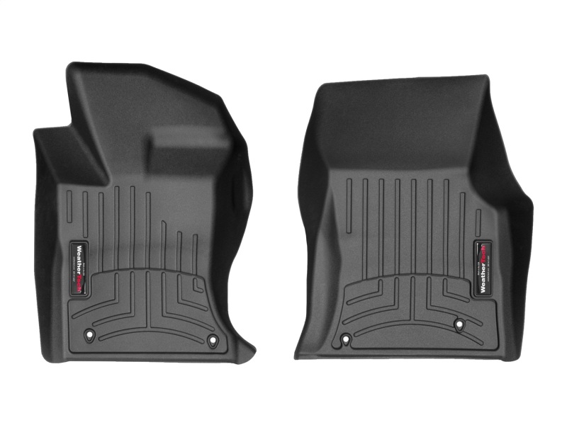 WeatherTech 2017+ Jaguar XE Front FloorLiner - Black (AWD Only)