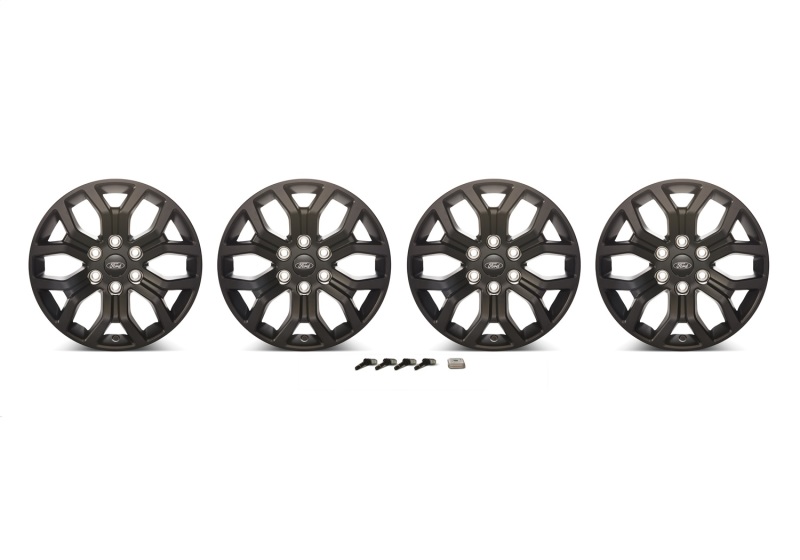 Ford Racing 2021+ F-150 18in Matte Black Wheel Kit