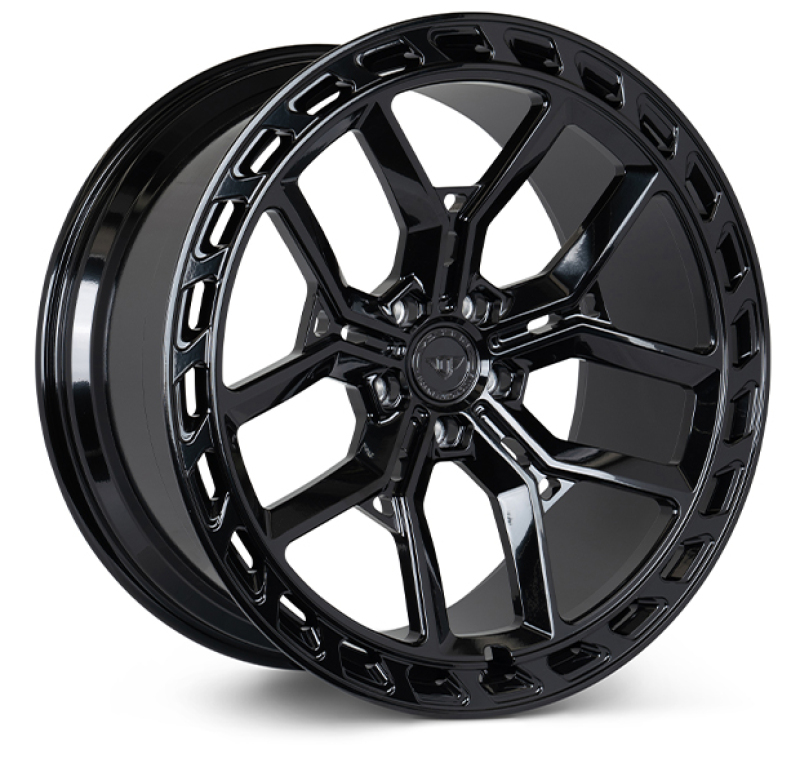 Vossen X Urban Forged UVX - 22x10.5 - ET26 - 5x120 - 72.6 - GB - Gloss Black - Defender Front