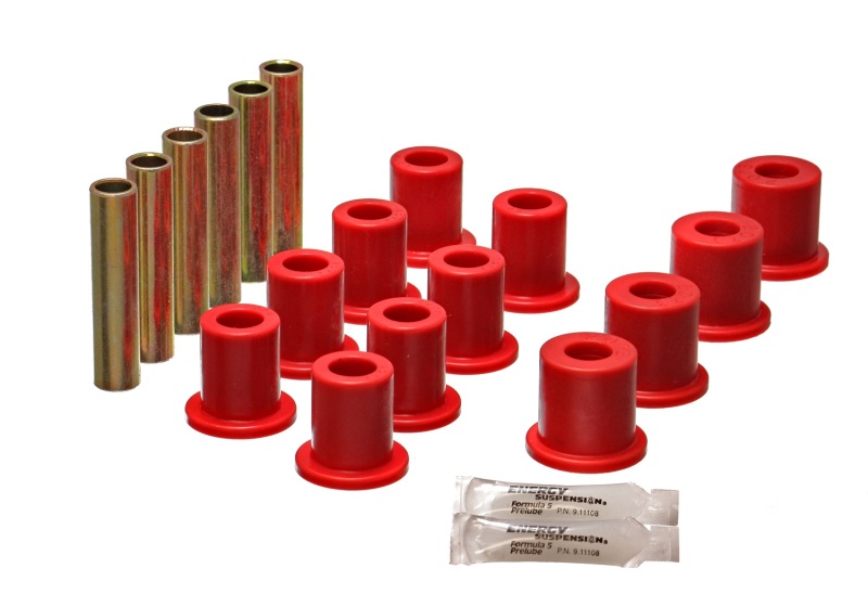 Energy Suspension Ford 4 Wd Front Spring Bushing Set - Red thumbnail 4