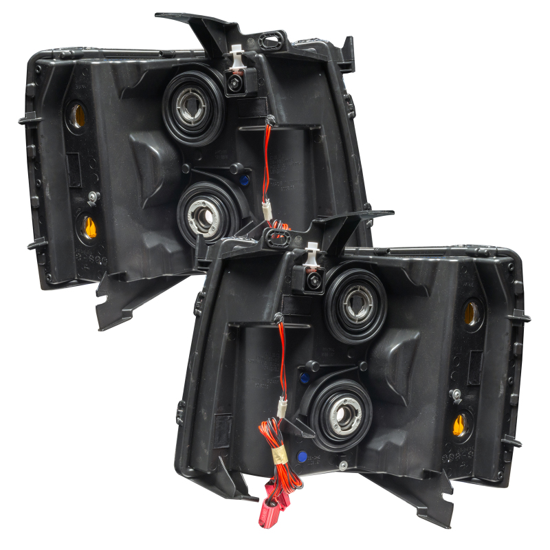 Oracle 07-13 Chevy Silverado SMD HL - Blk - Round Style - ColorSHIFT w/ BC1 Controller thumbnail 7