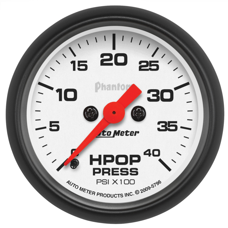 Autometer Digital Stepper Motor 0-4000 PSI HPOP Pressure Phantom Gauge thumbnail 4