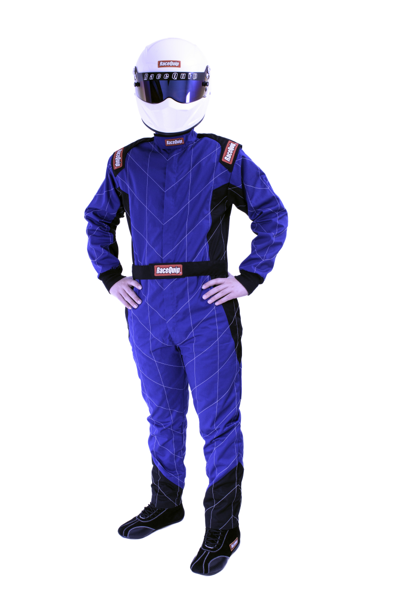 RaceQuip Blue Chevron-1 Suit - SFI-1 XL