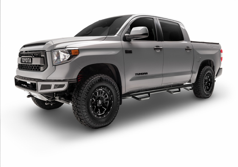 N-Fab Nerf Step 07-13 Chevy-GMC 2500/3500 Ext. Cab 8ft Bed - Gloss Black - Bed Access - 3in thumbnail 7