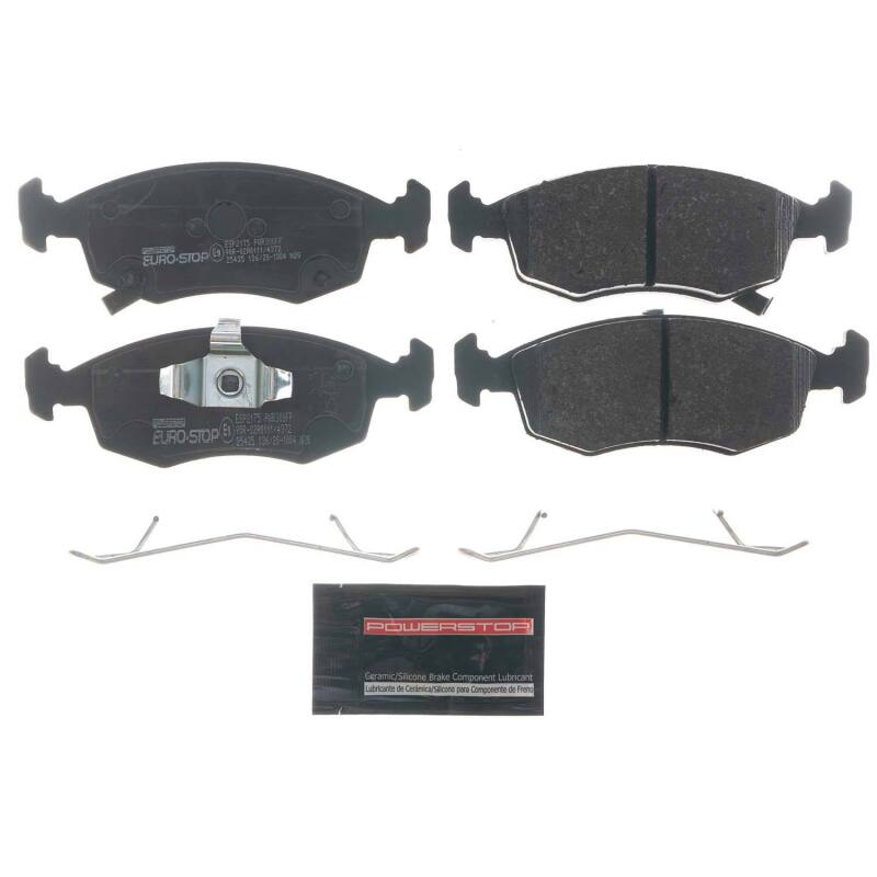 Power Stop 12-19 Fiat 500 Euro-Stop ECE-R90 Front Brake Pads