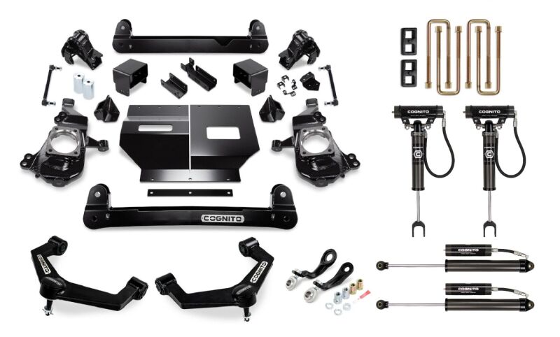 Cognito 2020+ GM 2500/3500 2WD/4WD 4in Performance Lift Kit w/ Cognito 2.0 RR Shocks & SM Series UCA thumbnail 2