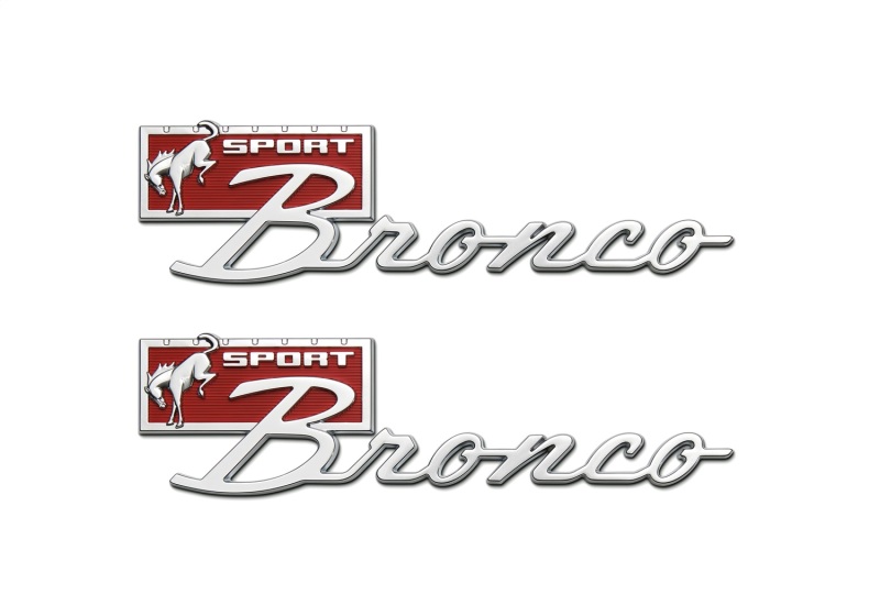 2021-2025 Bronco Sport Script Fender Badge Kit
Tailgate Lettering