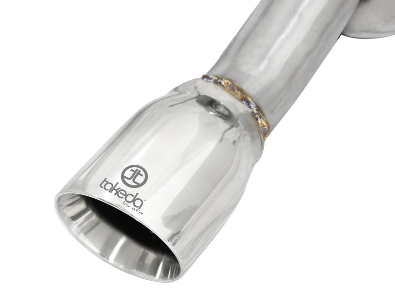 aFe POWER 07-08 Honda Fit L4-1.5L 2in. 304 SS Axle-Back Exhaust System thumbnail 7