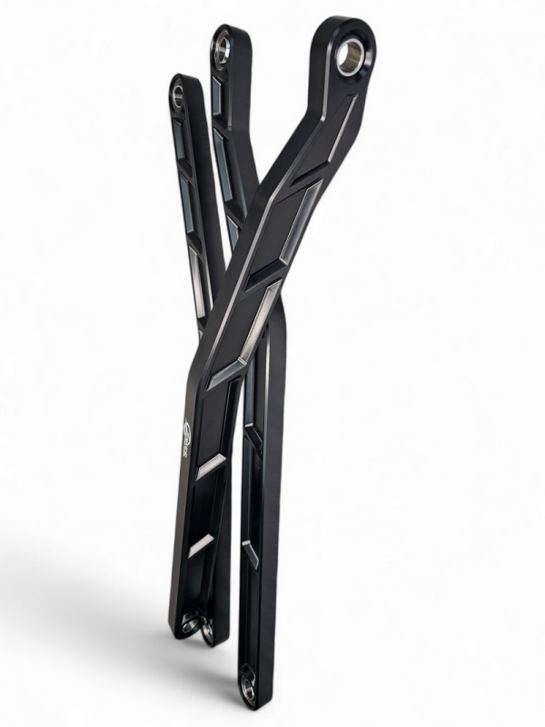 Elektric Offroad 2017+ Can-Am X3 Maverick High Clearance Radius Rods In Black Finish For 72In