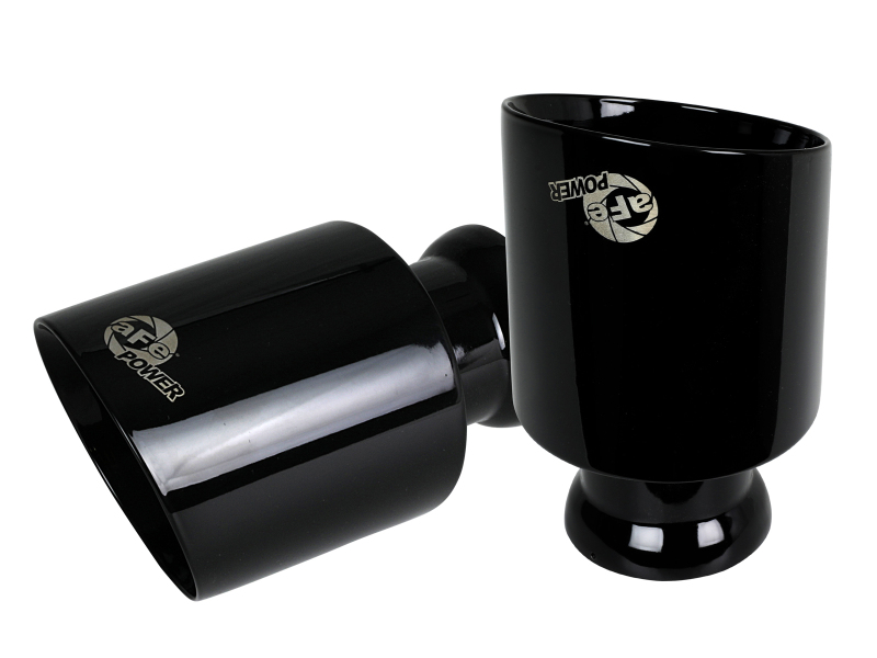 aFe MACH Force-XP 4-1/2in Black OE Replacement Exhaust Tips - 15-19 Dodge Charger/Hellcat thumbnail 2