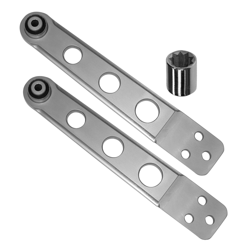 SPC Performance 02-06 Honda CR-V/Acura RSX/03-10 Element Silver Anodized Rear Lower Control Arms thumbnail 5