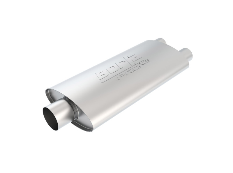 Borla 3in Inlet/Dual 2.25in Outlet Center/Dual Oval ProXS Muffler thumbnail 2