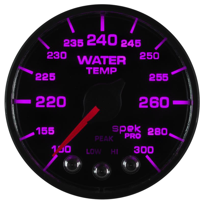 Autometer Spek-Pro - Nascar 2-1/16in Water Temp 100- 300F Bfb Ecu thumbnail 8