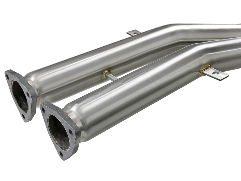 aFe MACH ForceXP 2.5 IN 304 Stainless Steel Cat-Back Exhaust System w/ Black Tips 01-06 BMW M3 (E46) thumbnail 4