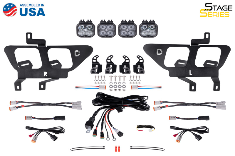 Diode Dynamics 21-22 Ford F-150 Stage Series Fog Pocket Mounting Brackets thumbnail 4