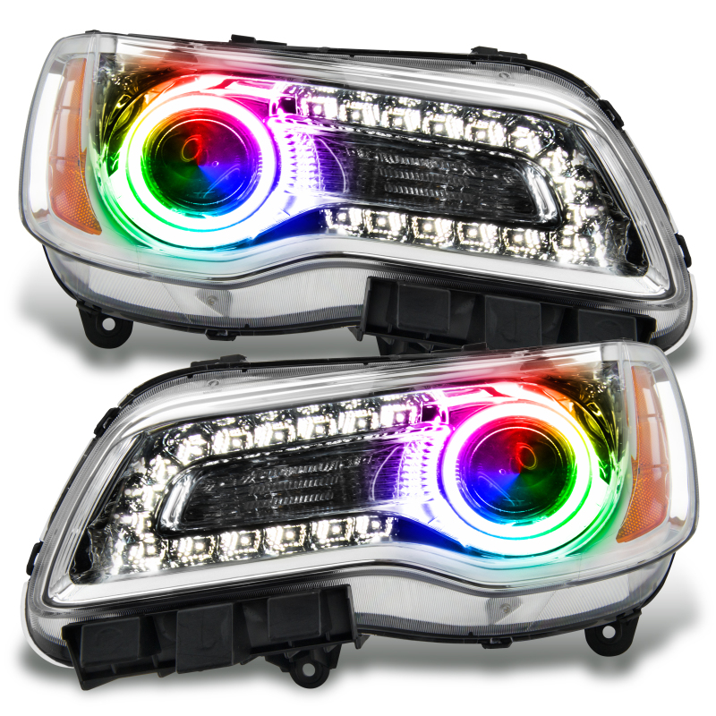Oracle 11-14 Chrysler 300C SMD HL - Chrome - NON HID - ColorSHIFT w/o Controller thumbnail 2
