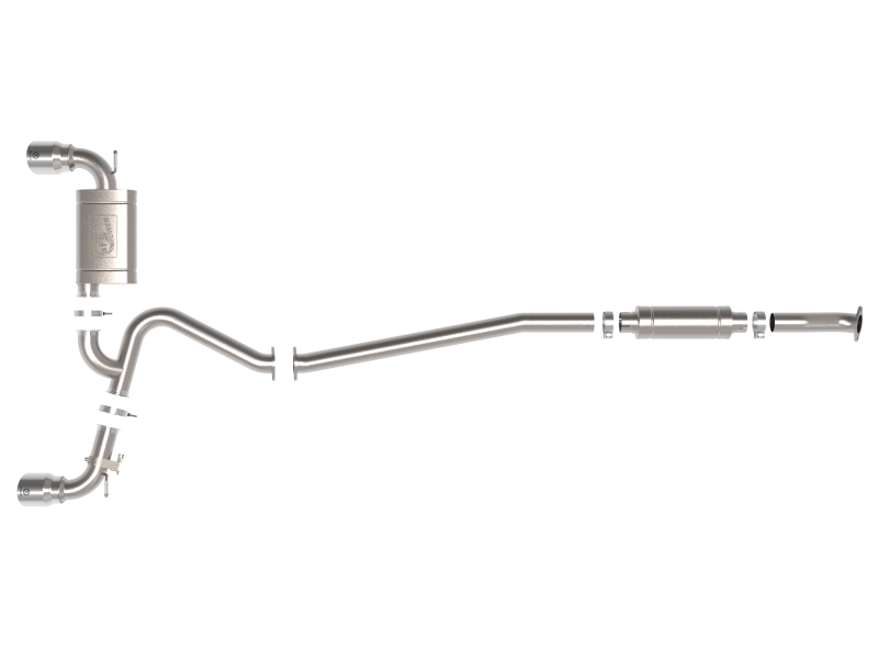 aFe 22-23 Hyundai Kona N L4-2.0L (t) Takeda 3in 304 SS Cat-Back Exhaust System w/ Polished Tips thumbnail 8