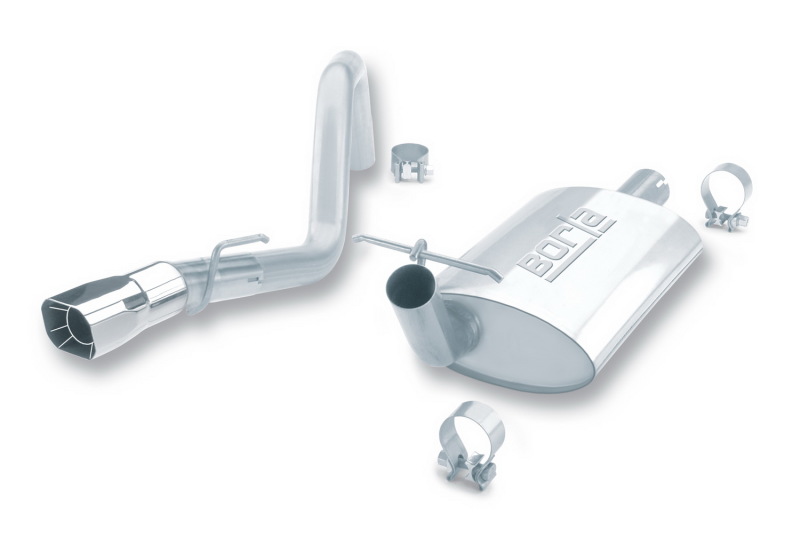Borla 91-95 Jeep Wrangler YJ 4.0L 6cyl 4WD 2Dr SS Single Right Rear Exit Cat-Back Exhaust thumbnail 6