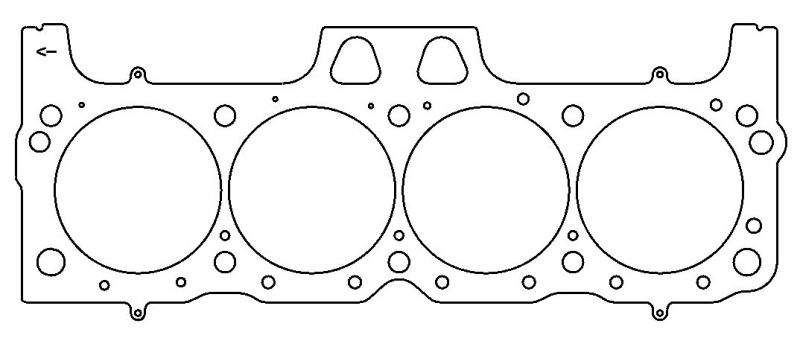 Cometic Ford Big Block 4.40in Bore .027 Compressed Thickness MLS Head Gasket thumbnail 2