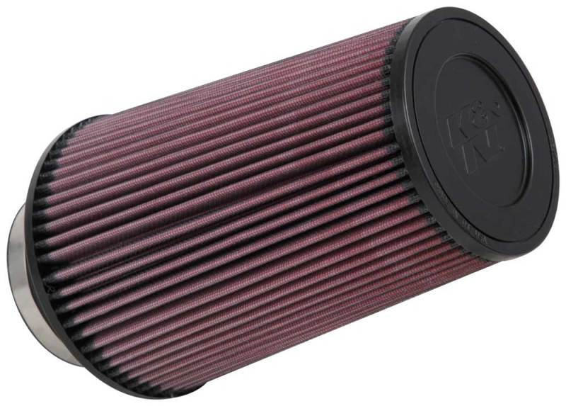 K&N Universal Rubber Filter 3 1/2inch ID FLG / 6inch Base / 4-5/8inch Top / 9inch Height thumbnail 2