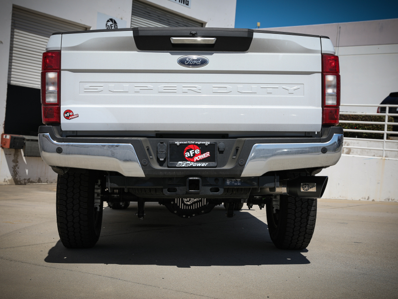 aFe Apollo GT Series 3-1/2in 409 SS Axle-Back Exhaust 17-20 Ford F-250/F-350 6.2/7.3L w/ Black Tips thumbnail 9