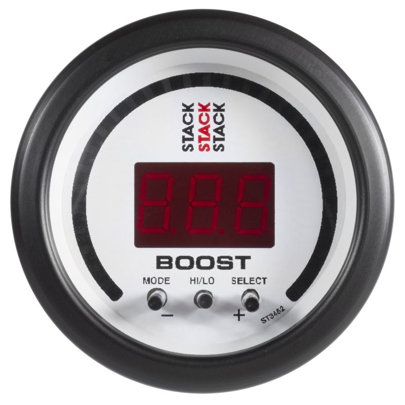 Autometer Stack 52mm -1 to +2 Bar (-30INHG to +30 PSI) Boost Controller - White thumbnail 4