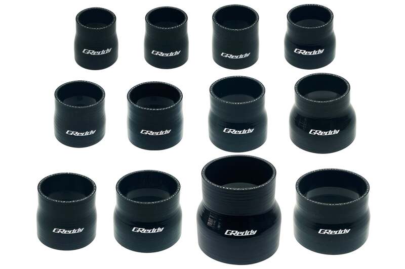 GReddy 54-60mm Silicone Reducer Hose - Black thumbnail 2