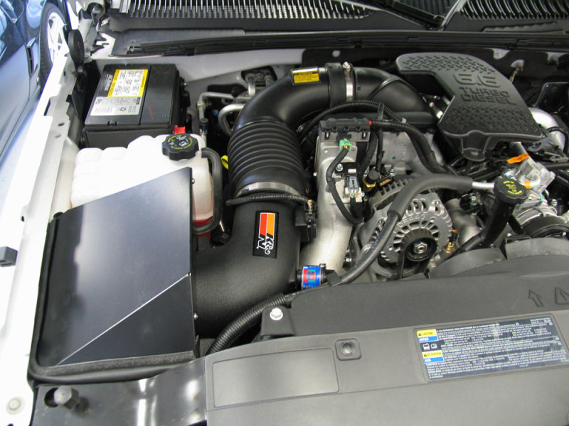 K&N 05-06 GM 2500HD/3500HD V8-6.6L Turbo Diesel Performance Intake Kit thumbnail 4