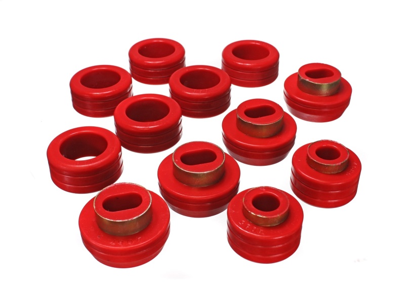 Energy Suspension 83-04 GM S-10/S-15 PU 2WD/4WD Red Body (Cab) Mount Set thumbnail 5