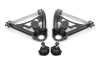 BMR 64-72 A-Body Pro-Touring Upper A-Arms w/ Tall Ball Joint (Delrin) - Black Hammertone thumbnail 3