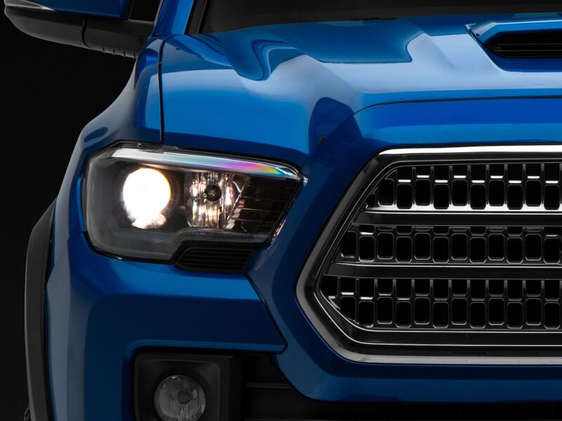 Raxiom 16-23 Toyota Tacoma Axial Series OE Replacement Headlights- Black Housing- Clear Lens thumbnail 7