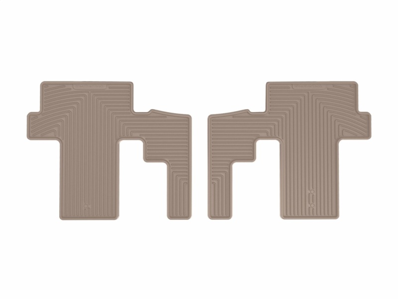 WT Rubber Mats - Rear - Tan