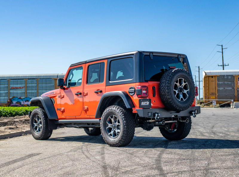 Borla 18-19 Jeep Wrangler JL/JLU 2.0L 4Cyl 2DR/4DR Axle Back Exhaust S-Type w/ 3.5in Tips thumbnail 3
