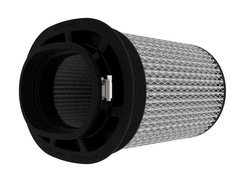 aFe Magnum FLOW Air Filter Pro DRY S (6.5x4.75)in F x (9x7)in B x (9x7) T (Inverted) x 9in H thumbnail 5