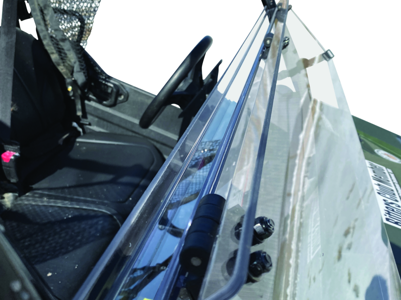 Quadboss Powersports Windshields 375781 Windshields, QB WINDBREAK FOLDING SHIELD, Clear thumbnail 9