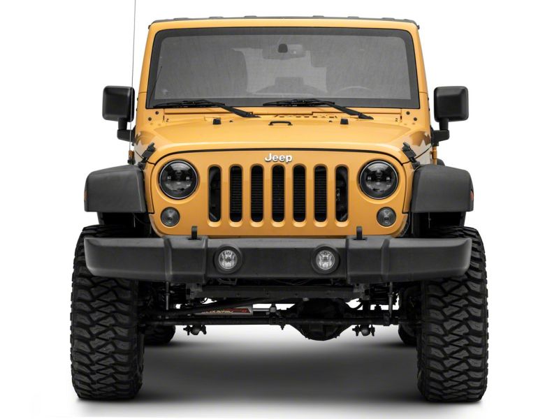Raxiom 07-18 Jeep Wrangler JK 7-In LED Headlights- Black Housing (Clear Lens) thumbnail 8